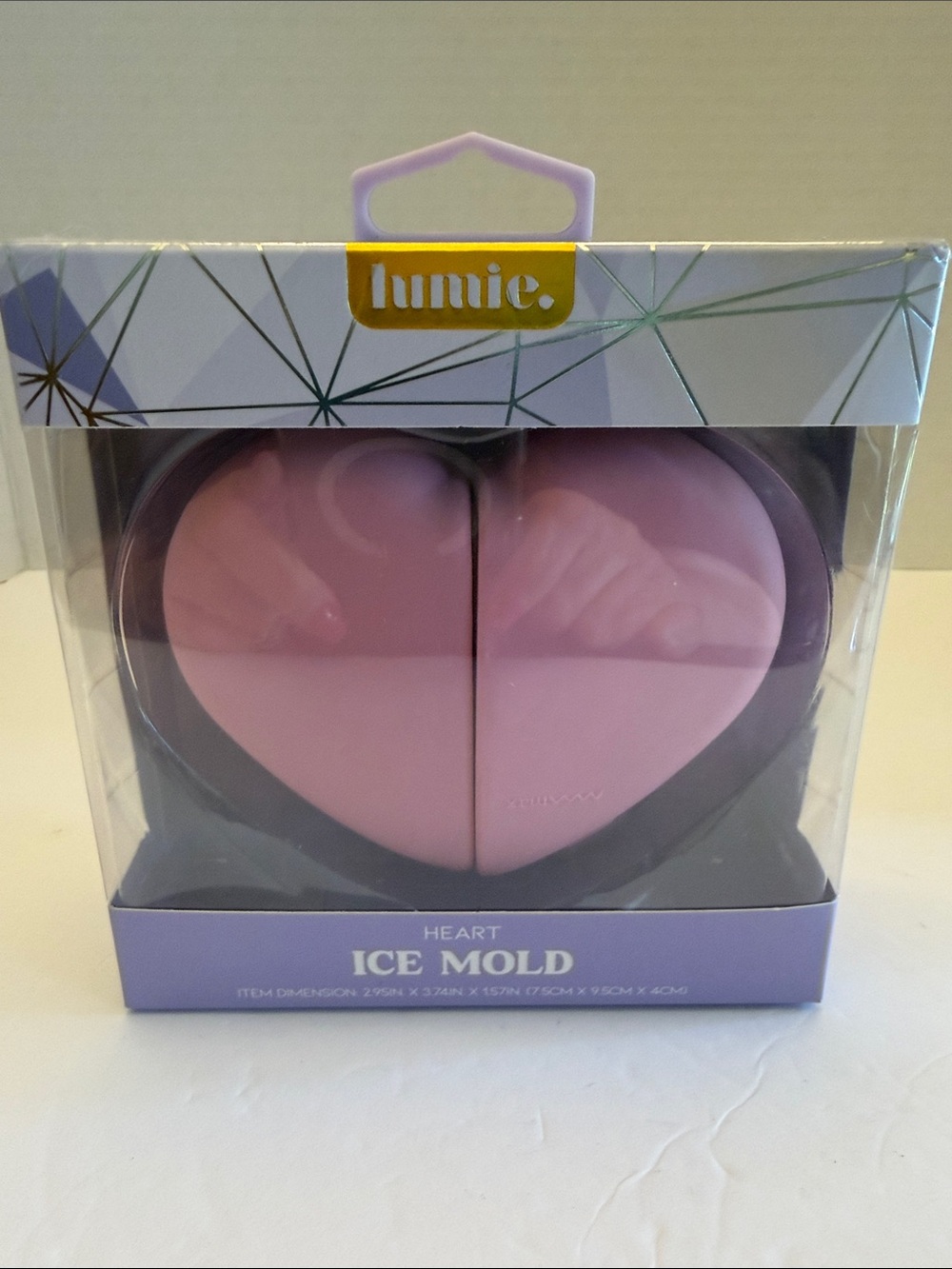 💕5/25💕Lumie Pink Heart Ice Mold - Heart-Shaped Silicone Mold